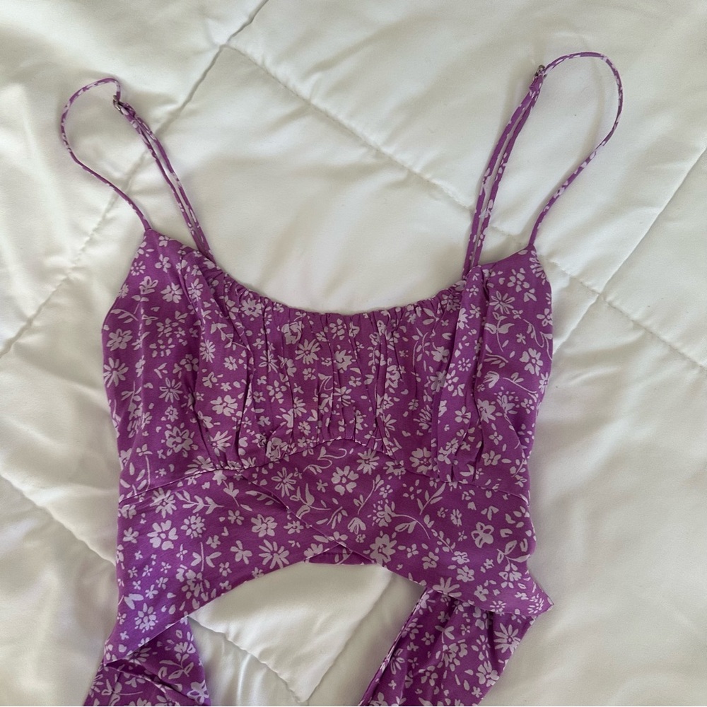 Tie back tank top